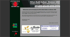 Desktop Screenshot of karate1860.de